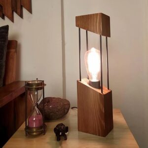 wooden lamp