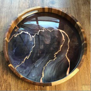 resin serving tray