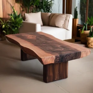 Live Edge Coffee Table: MS- LECT-001