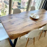 live edge dining table
