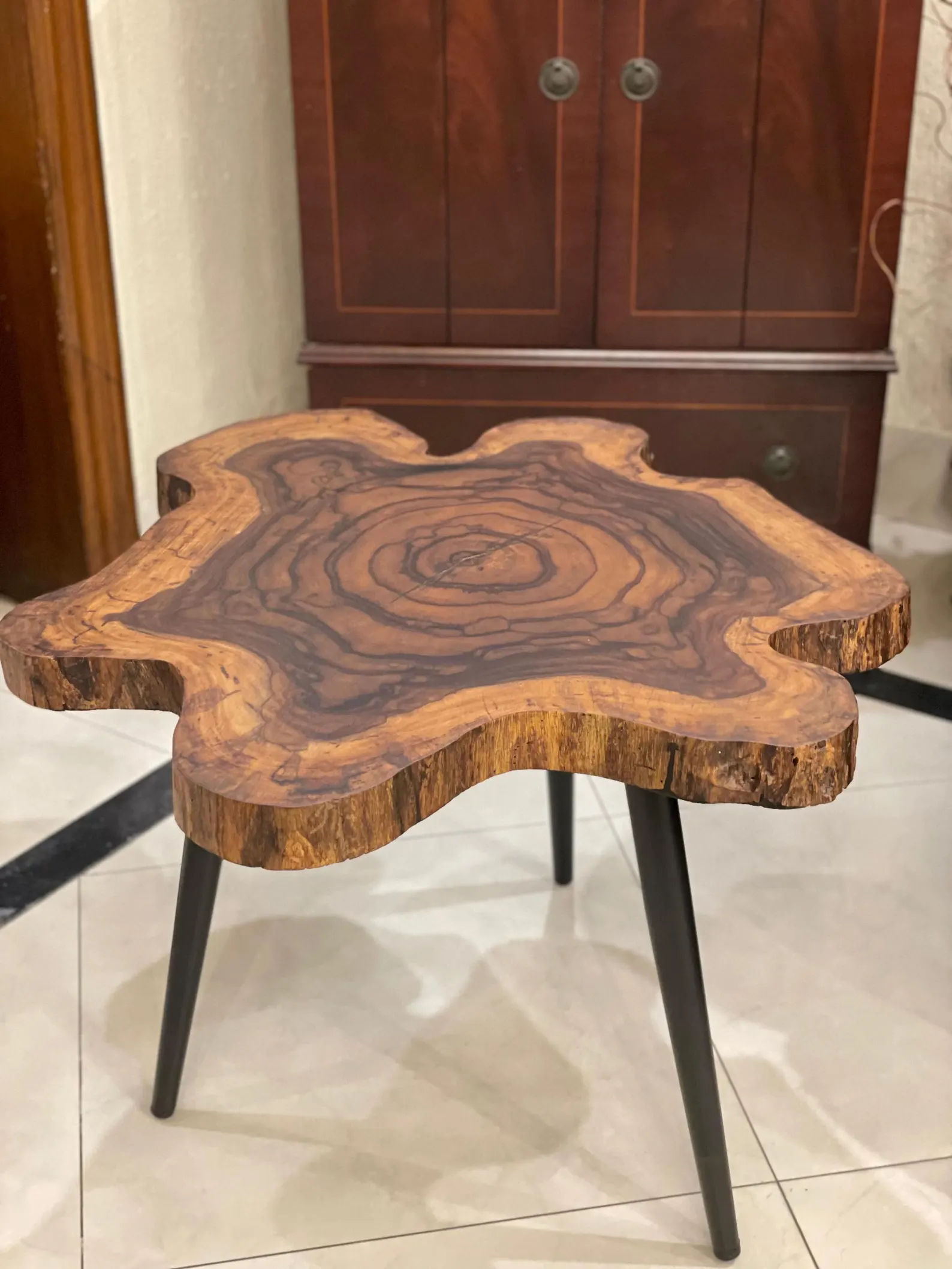 live edge coffee table