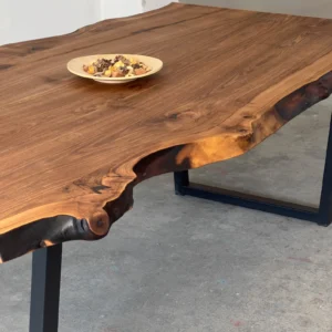 live edge dining table